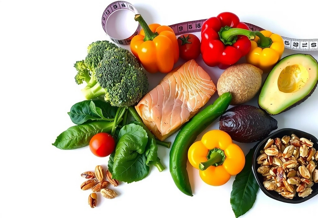 Healthy meals with vibrant ingredients for metabolism